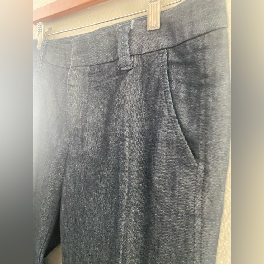Women's Gap The Trouser Wide Leg Jeans Size 6 Petite - Picture 3 of 9